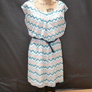 NWT AUW Multicolor Sleeveless Dress Size M